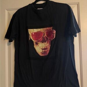 Vintage Sun Microsystems Black Short-Sleeve Tee with Skull Graphic